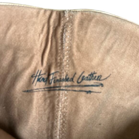 Franco Sarto Women's Meyer Knee High Light Brown Premium Leather Riding Boot - 6 - Picture 8 of 8